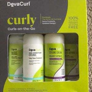 Deva curl curls on the go. Great for travel
